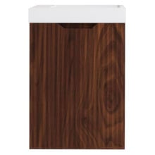 Dustin 450mm Wall Hung Small Space Single Vanity